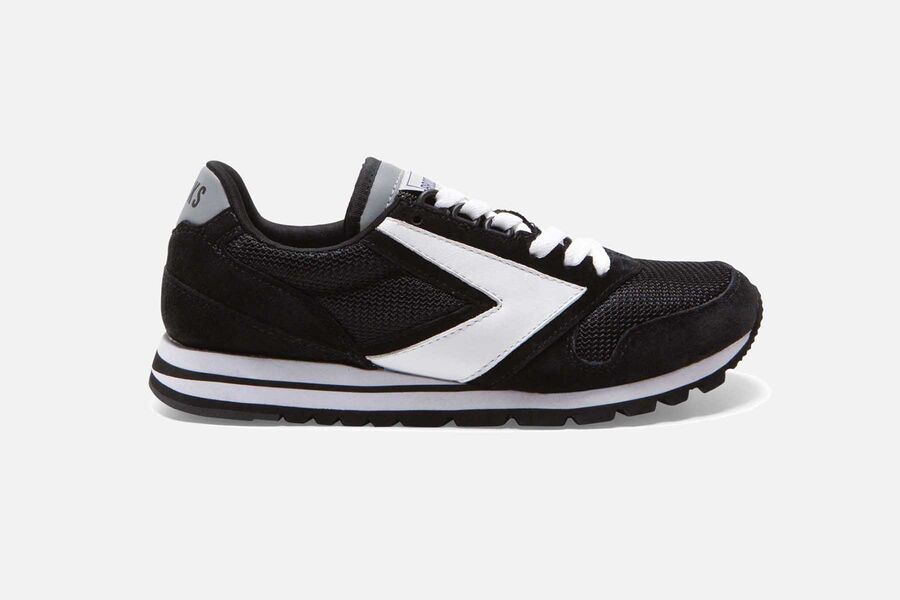 Zapatillas Running Brooks Chariot Hombre Negras/Blancas Ofertas EWNL71926